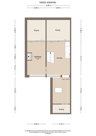 Floorplan - Voorstraat 14, 4147 CC Asperen